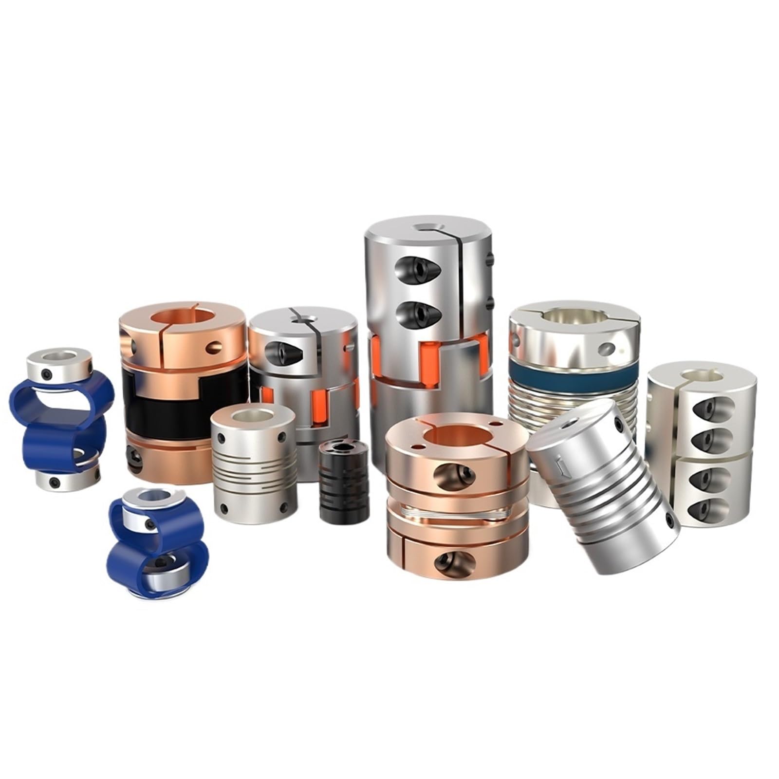 Accoppiamento a Molla Servomotore Passo-Passo Encoder D16L35 Filettatura Elastica Accoppiamento Flessibile Connessione Morbida Applicare Il Motore(7x10)