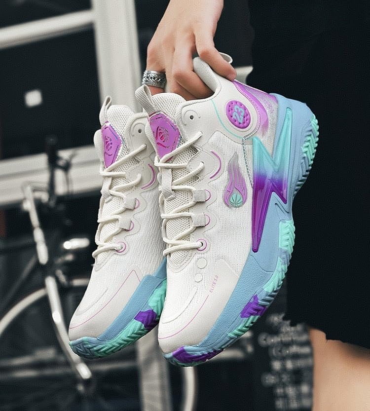 Buty do koszykówki unisex Siateczkowy materiał Oddychające, wygodne, trwałe buty treningu sportowego Buty spacerowe