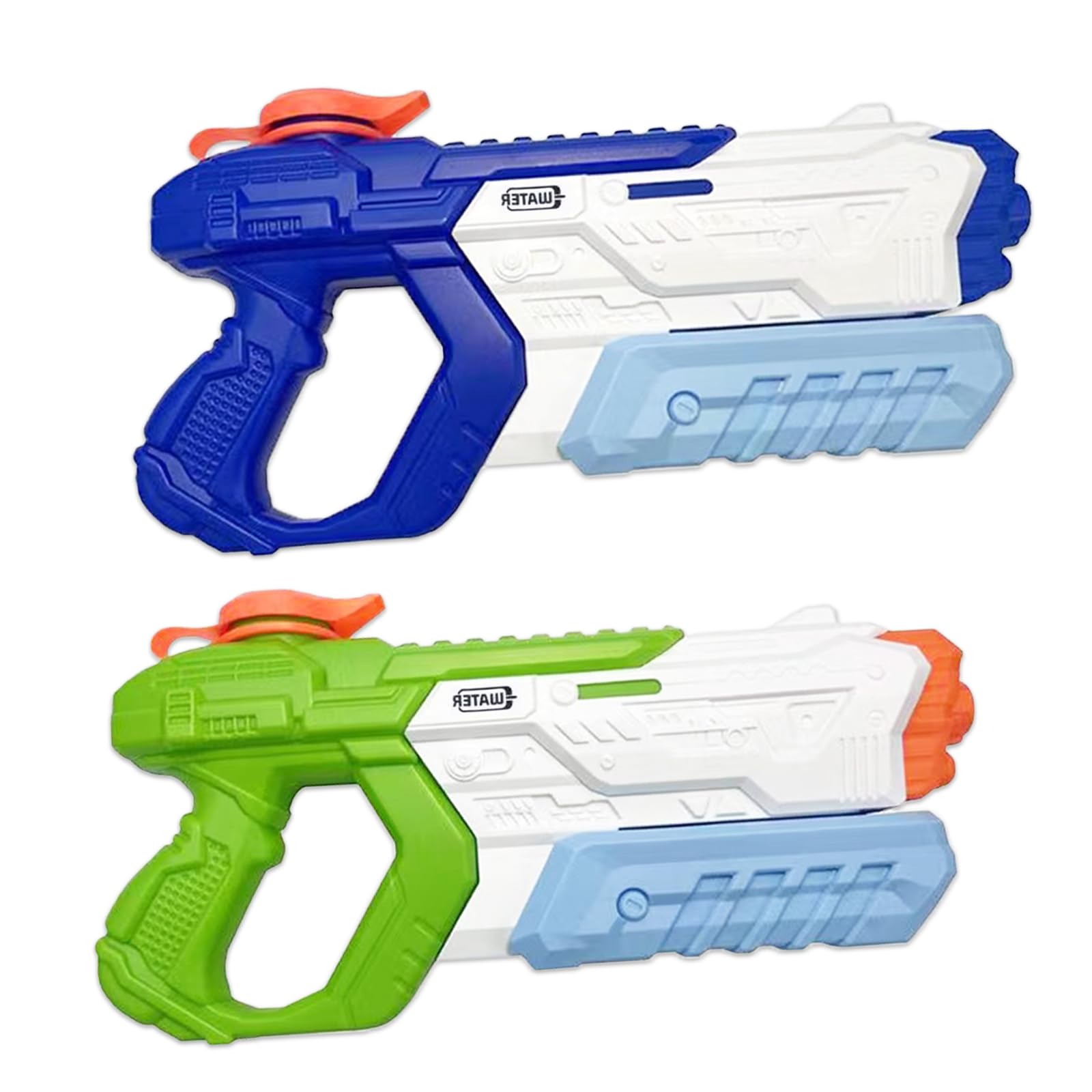 Plusupon Water Gun, 2 Pack 1000ml Water Pistol, Water Gun for Kids Adults, Powerful Long Distance Water Pistol, Super Squirt Guns Water Blaster for Summer Beach — image 1