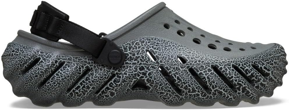 Men's Echo Crackle Slate Grey Clogs