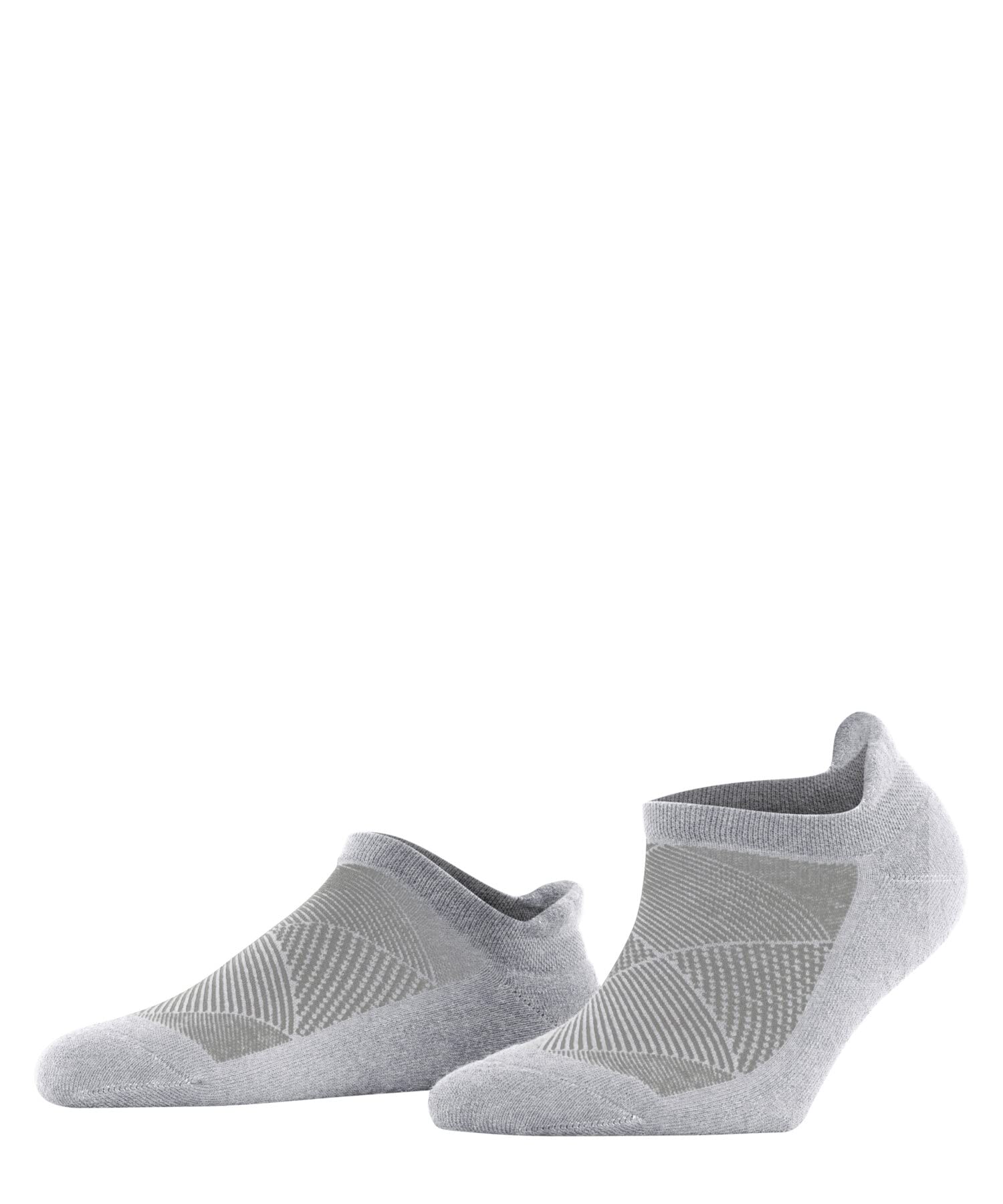 Burlington Women's Athleisure W Sn Soft Breathable Quick Drying Low-Cut Plain 1 Pair Trainer Socks, Grey Light Melange 3775, 5.5-8