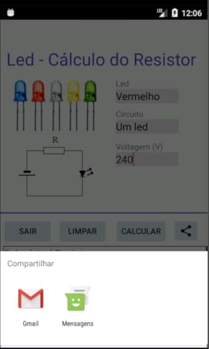 LED - Calculadora do Resistor