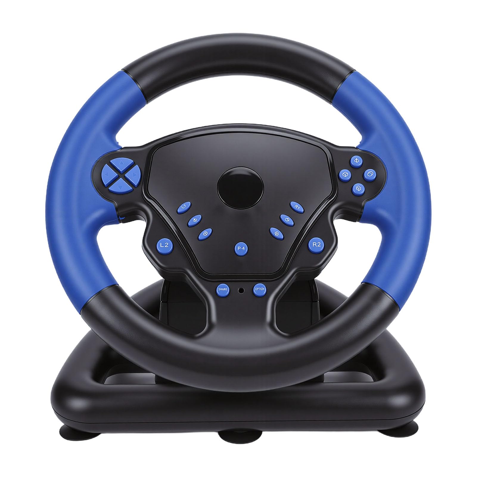 Annadue Volante de Carreras Force Feedback con Palanca de Cambios 6+1, Pedal, Joystick para PC/P3/P4/Android/IOS