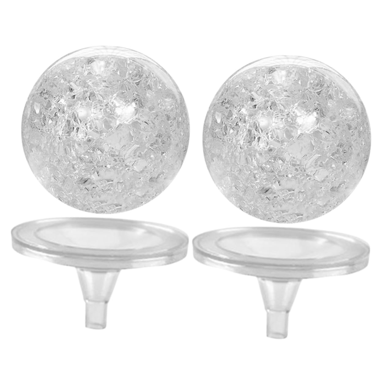 TOYANDONA 5 Sätze Glaskugel Deko Set mit Halterung Kugel und Halterungen für DIY Dekoration Aquarium Zubehör Kreative Tischdeko für Besondere Anlässe