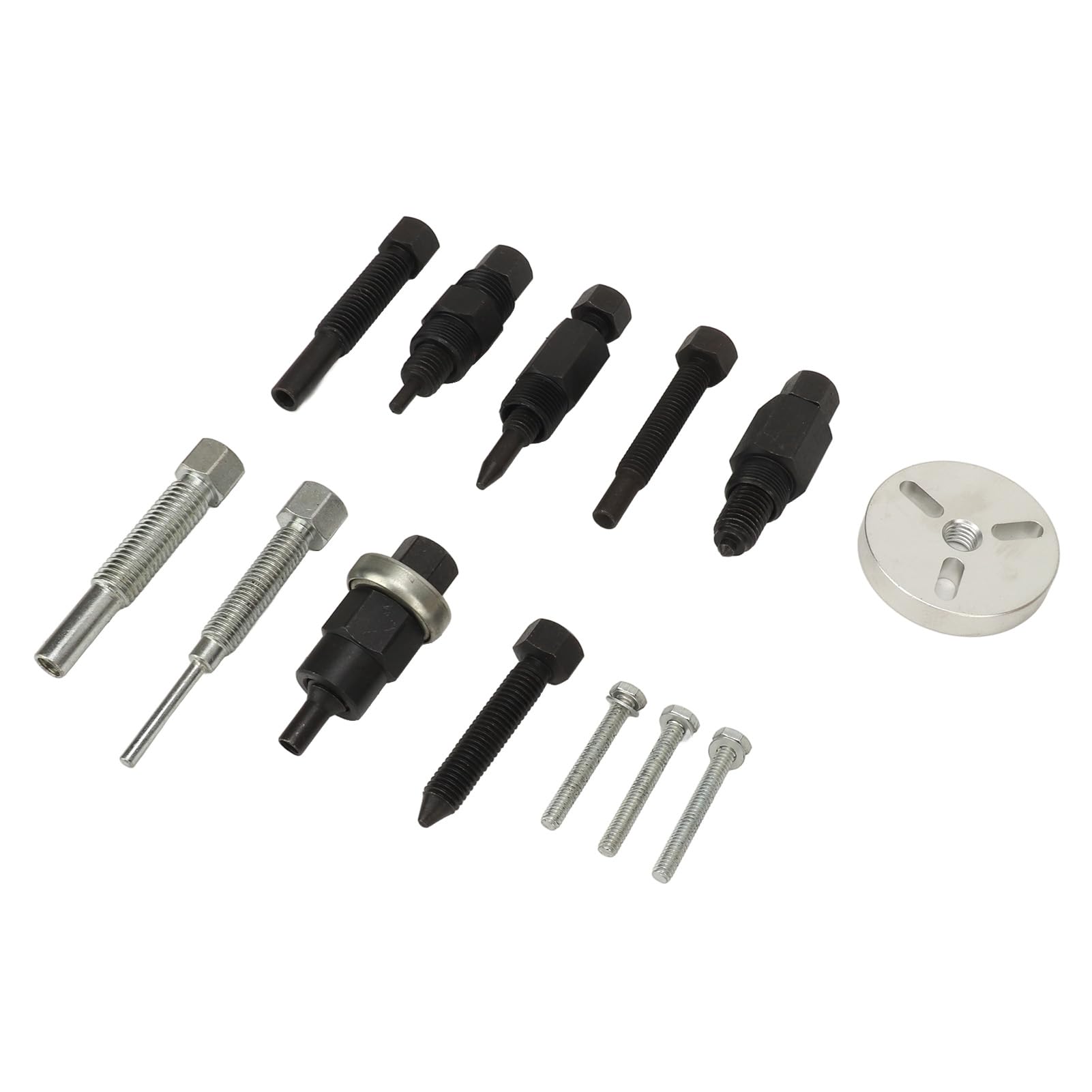 Kit di servizio frizione per compressore d'aria portatile efficiente in acciaio al carbonio per estrattore frizione da 13 pezzi per automobili