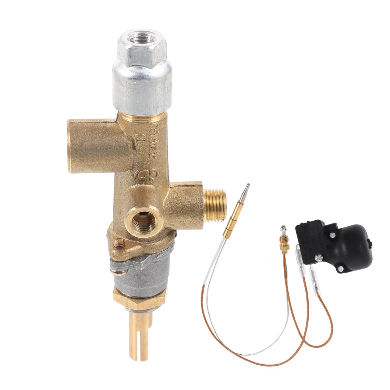 SOIMISS Kit de Remplacement Thermocouple et Sécurité Inclinaison pour Parasol Chauffant Extérieur Accessoire Réparation Gaz avec Compatible Valve