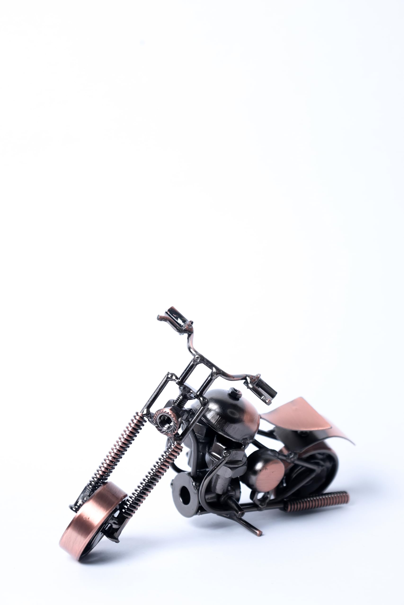 SAS Laboratory Solution Vintage Iron Bike Miniature Figurine | Ideal for Gifting, Home Decor, and Display Showcases (Copper)