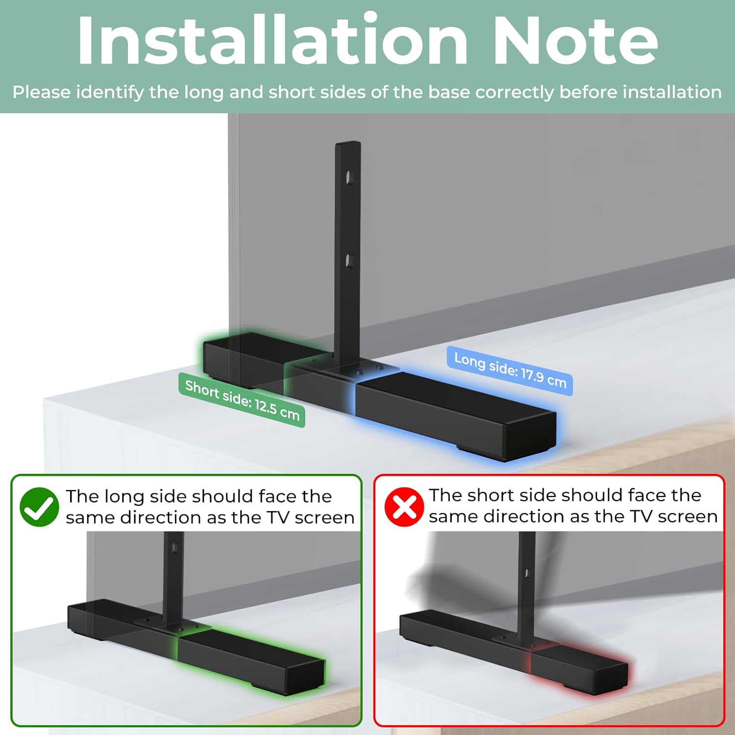 Metal TV Stand Legs for Pioneer TV Legs Not Universal Table Top TV Stand Base Only for Pioneer PDP-607CMX PDP-6020FD PDP-6071HD PDP-LX6090 PRO-150FD TV Only for The TV Models We Listed