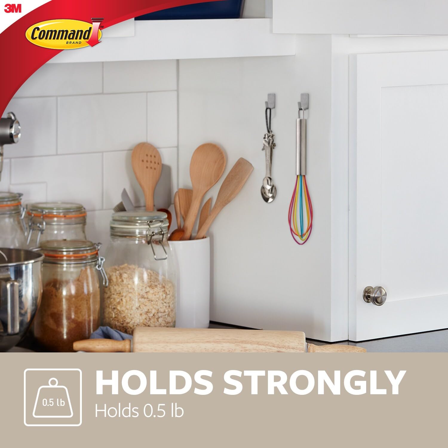 Command Stainless Steel Hooks - 8 Pack -4