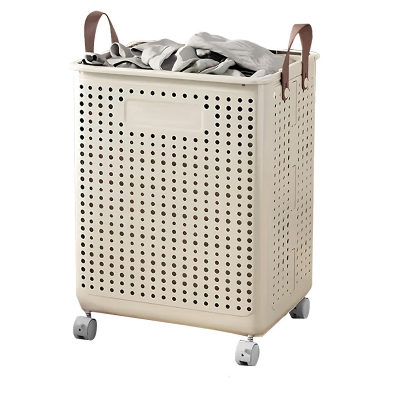 PP Laundry Basket With Wheels