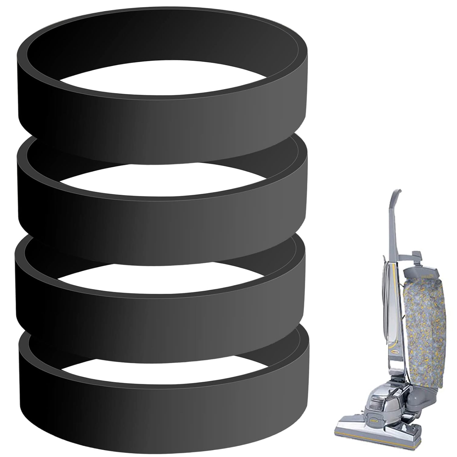 4 Pack Vacuum Belts Replacement for Kirby Vacuum Cleaner