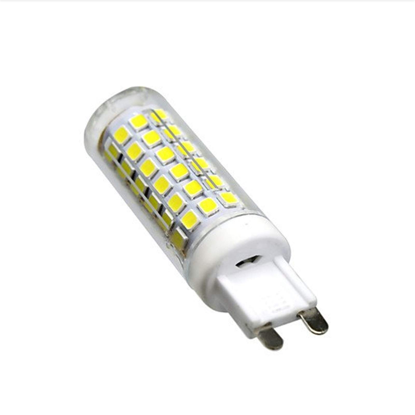 fengyan Casa bombillas Bombilla LED 10X G9, 7W (50W bombilla halógena equivalente), 450LM, CA 220V 230V 240V, ángulo de haz de 360 ​​grados, 3000K / 6000K, bombillas de bajo consumo [Clase de eficienc