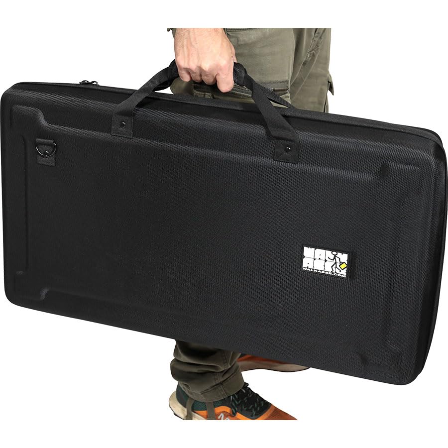 Walkasse W-MCB-DDJGRV6 Valise DJ EVA Alphateta DDJ- GRV6 Noire (Shoulder Bag), Noir, Valise EVA Hardcase