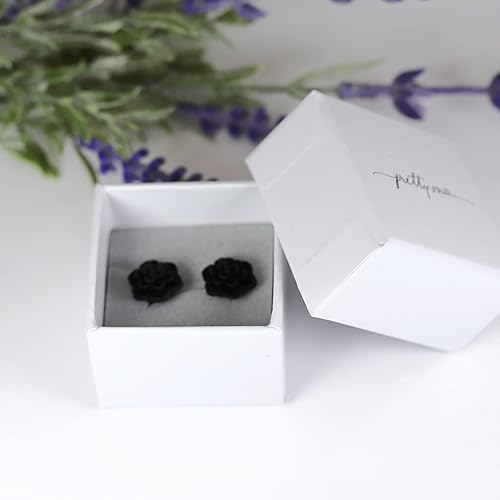 Vista 30 de Hypoallergenic Succulent Earrings for Sensitive Ears (Blue/Grey, Pure Titanium)