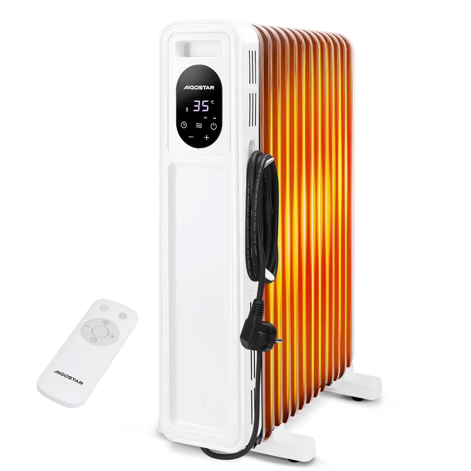 Calefactor Bajo Consumo Radiador De Aceite Dreo 2000W Termostato