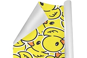 OTVEE Duck Wrapping Paper, 3 Rolls Birthday Gift Wrap Paper