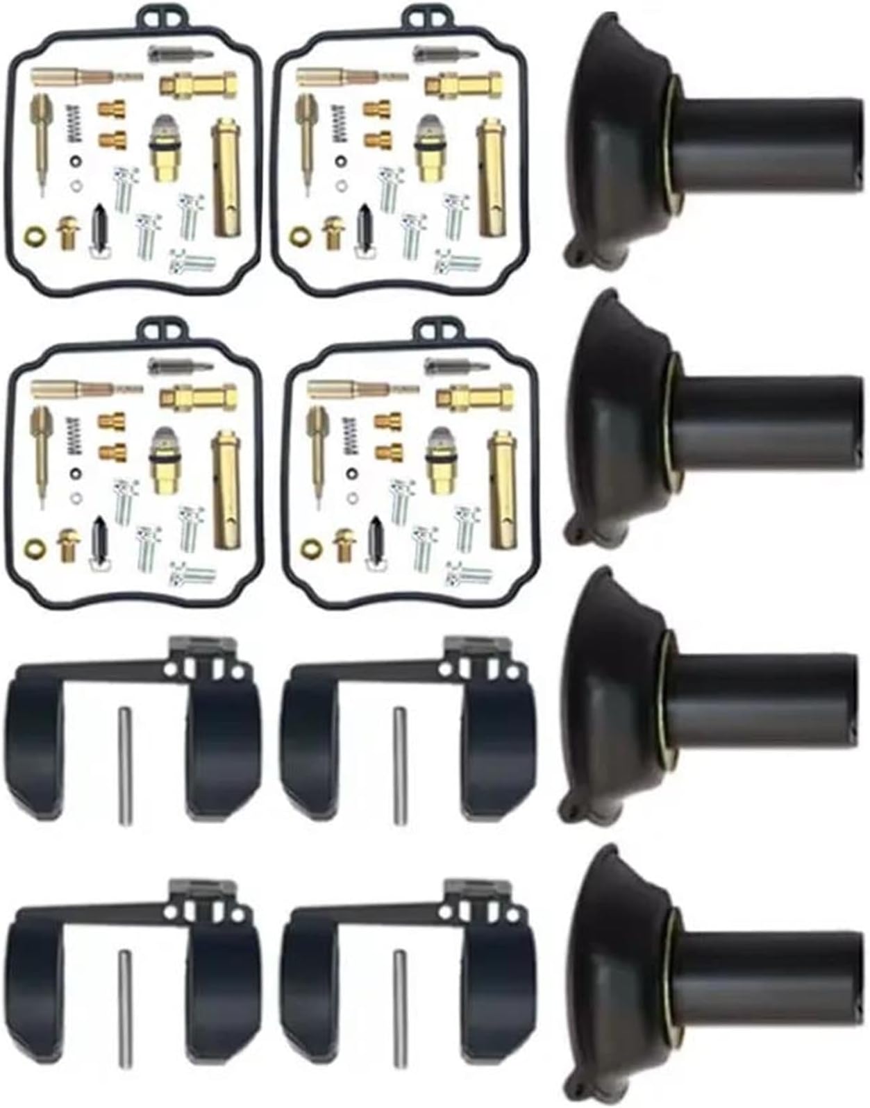 Motorcycle Carburetor Repair Kit for Y&amaha FZR250 2KR 1987-1989 Spare Parts, Repair Parts, Rebuild Kits Carburetor Parts(Color 3)