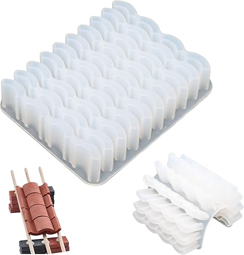 Miniatura 6 de Molde de ladrillo rojo en miniatura, molde de ladrillo sólido, molde de silicona suave, mini ladrillo falso (molde de silicona de ladrillo sólido)