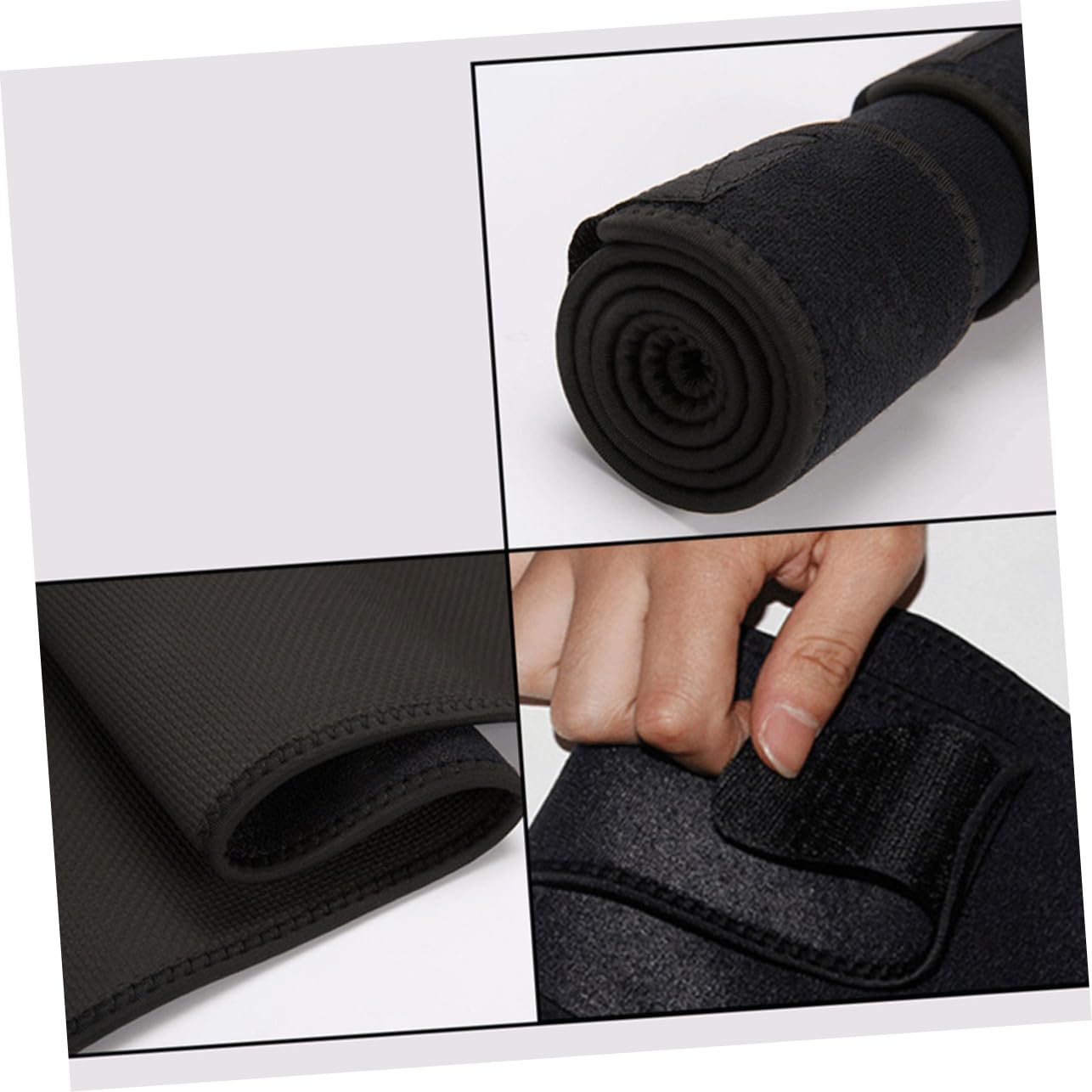 VALICLUD Thigh Support Brace Adjustable Compression Sweat Band for Outdoor Activities Xl Thigh Wrap for Men Women for Running Yoga and Gym Use