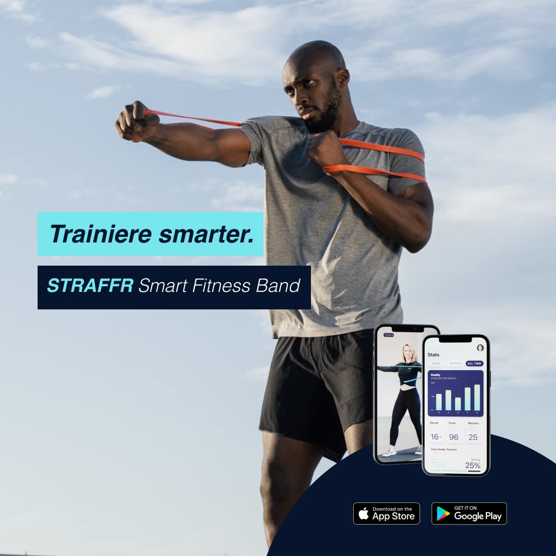 Smart Fitness Band: Resistance Training for Home & Travel. An Advanced Portable Gym with Free App & Personalized Workouts, Strong Strength