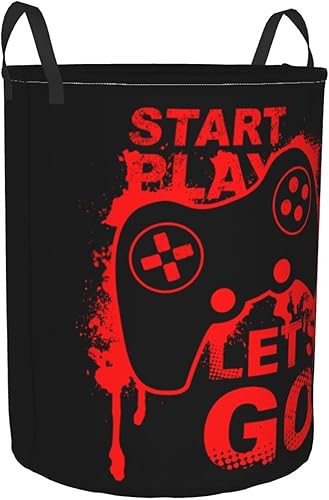 Miniatura 2 de Joystick - Cesta redonda para guardar ropa, juguetes, organizador de ropa, para el hogar, baño, dormitorio, guardería, 62 l