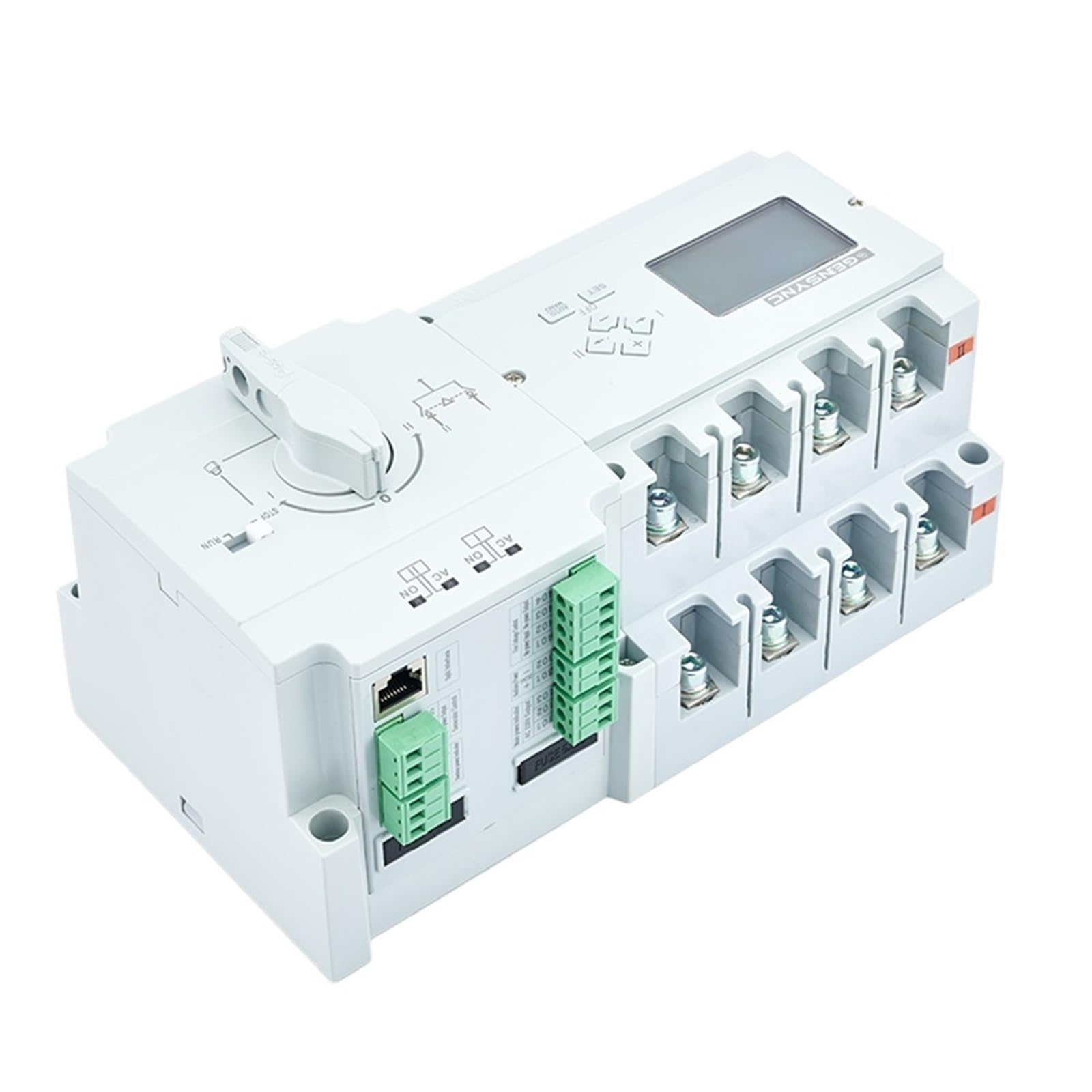 Automatyczny przełącznik transferu ATS Podwójna moc 63A 100A 125A Części generatora Diesla Elektryczny przełącznik sterowania S3-125D/4P RS485(125C i akcesoria)