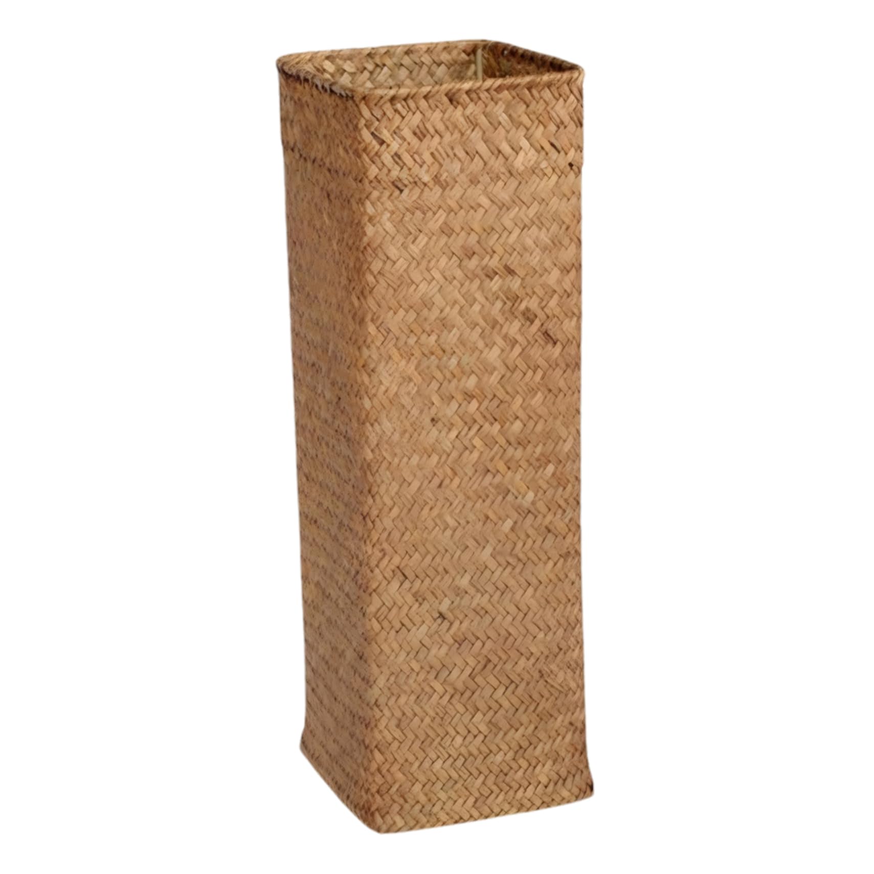 Vase en osier et rotin haut de gamme pour une décoration végétale raffinée