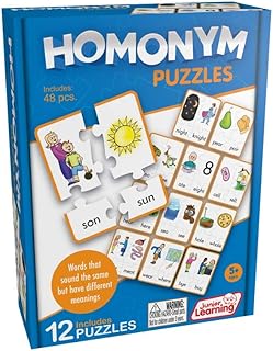 Junior Learning JL243 Homonym Puzzles, Multi