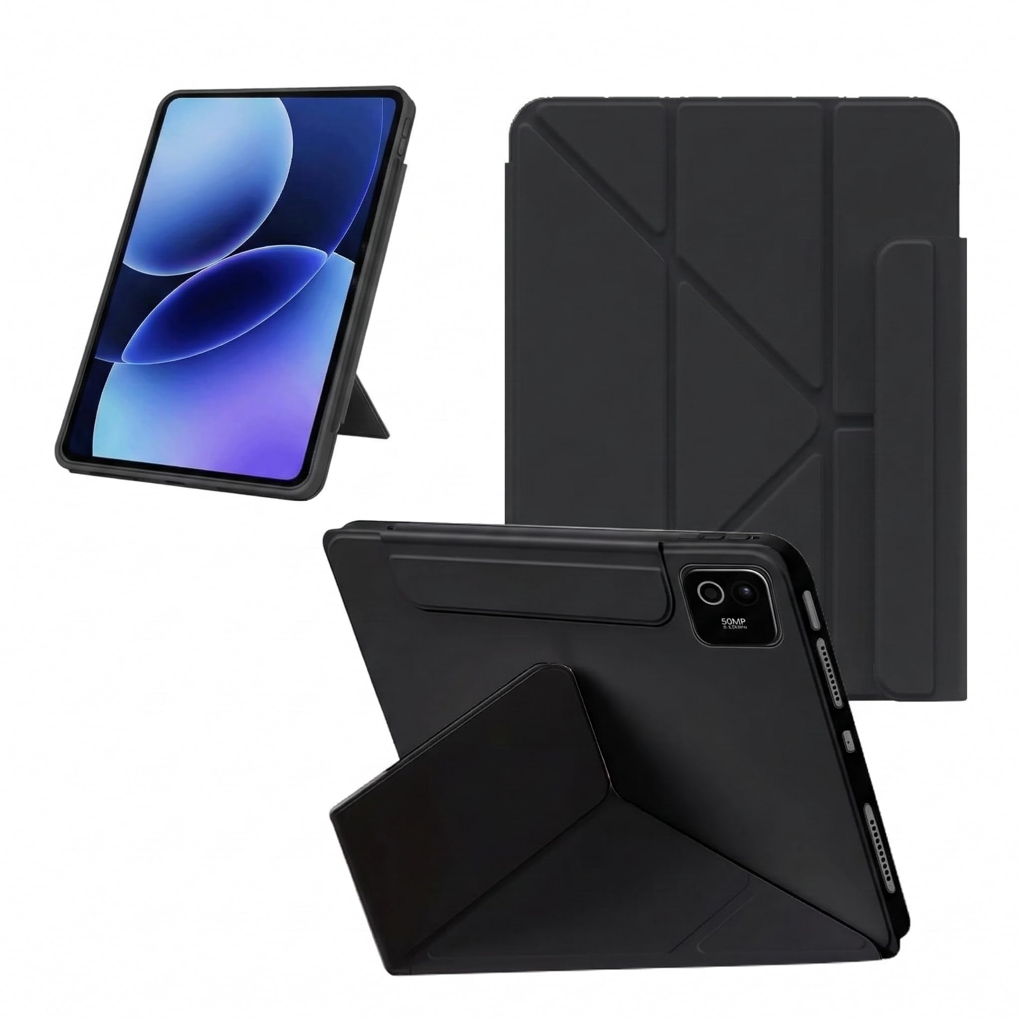 Maledan Cover per iPad PRO 11 Pollici M5/M4 (2025/2024) con Portapenne, Protettiva Custodia iPad PRO 6a 5a Generazione Case Supporta Apple Pencil, Risveglio/Sonno Automatico, Blu Navy Maledan Cover per iPad PRO 11 Pollici M5/M4 (2025/2024) con Portapenne, Protettiva Custodia iPad PRO 6a 5a Generazione Case Supporta Apple Pencil, Risveglio/Sonno Automatico, Blu Navy