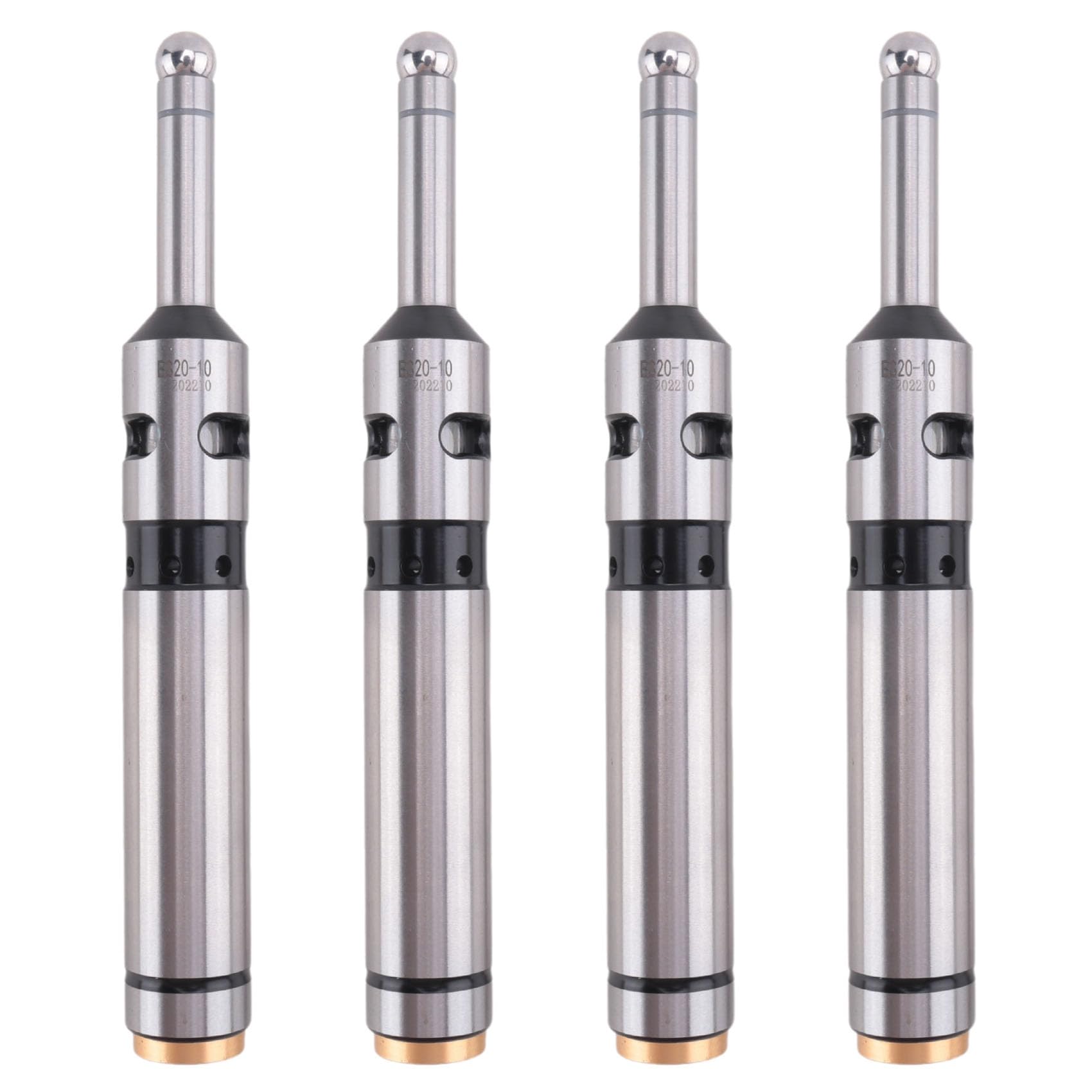Jnchdghwa Silver 4X Electronic Edge Finder Led Beep Contact Point Sensor Probe Hardened Ground For Cnc Machine Milling