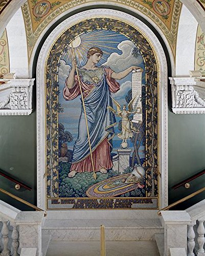 HistoricalFindings Photo: Library of Congress,Minerva Mosaic,Thomas Jefferson Building,Washington,DC