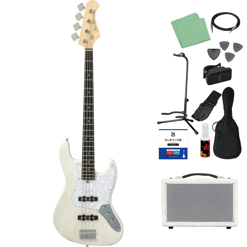 Amazon | Bacchus WJB-500R ASH WH/SM ホワイト サテンマット ベース 