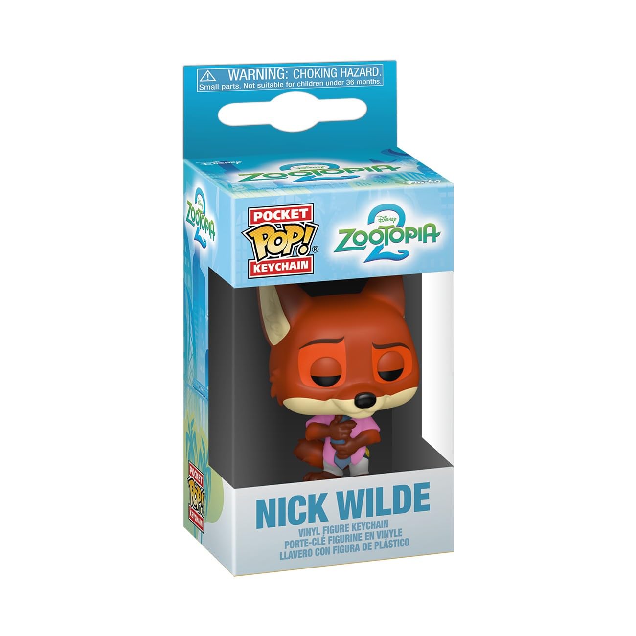 Funko Pop! Keychain: Zootopia 2, Nick Wilde, Collectable Mini Figure, Stocking Filler, Gift Idea, Official Merchandise - Image 2
