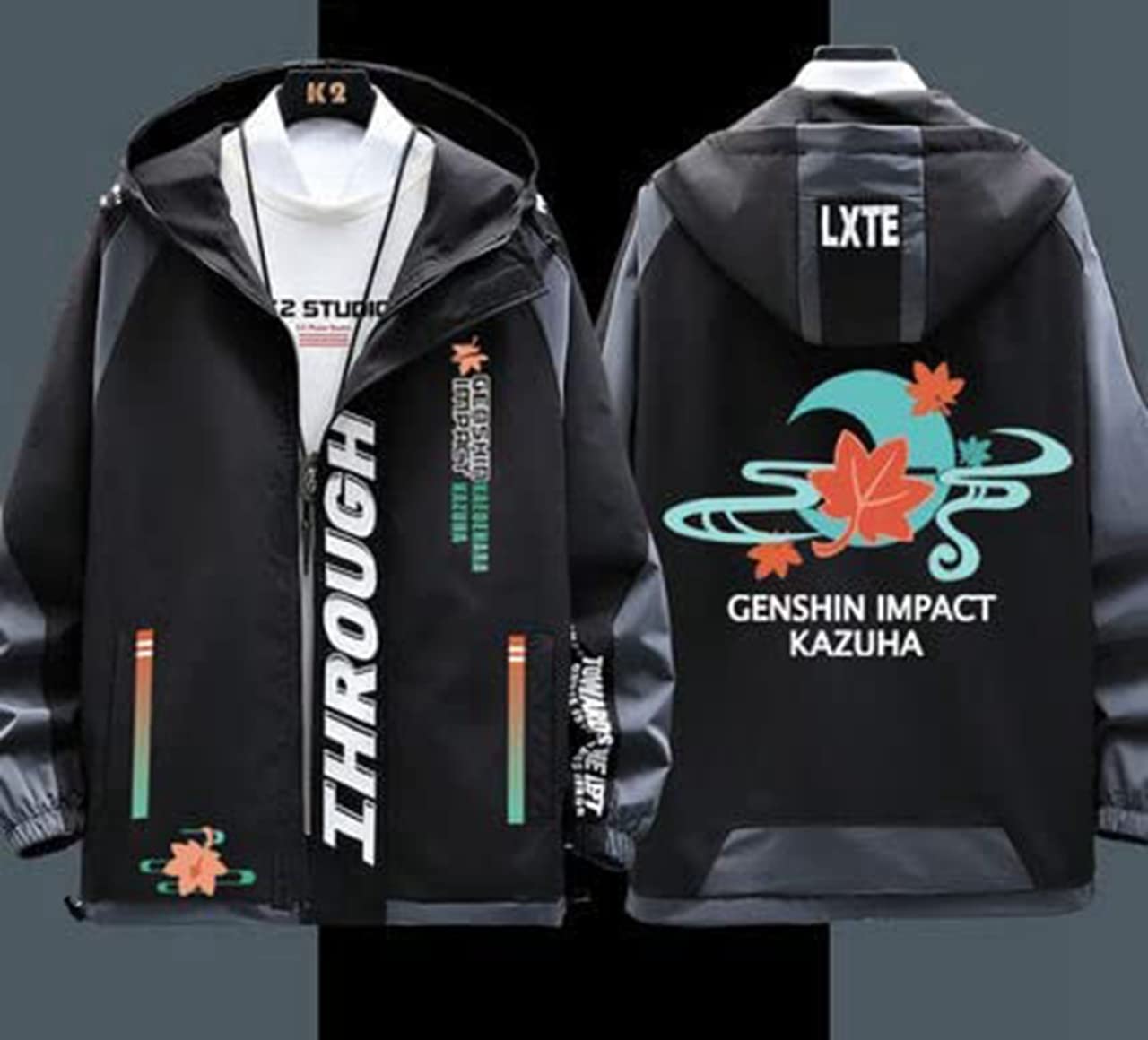 Amazon.co.jp: 原神 楓原万葉 印象パーカー ジャケット服 秋冬 厚手