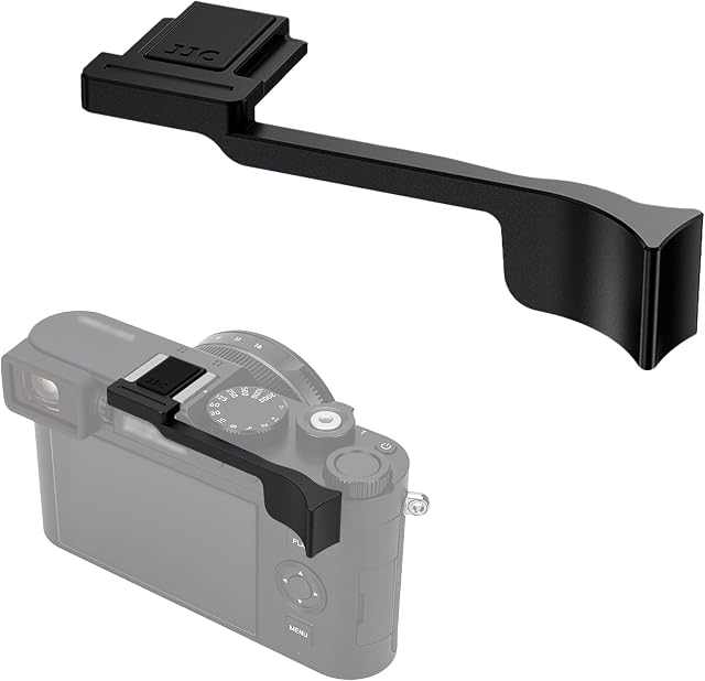 Poignée d'appui pour Leica D-LUX8 Caméra, Poignée en métal en alliage d'aluminium avec protection de chaussures chaudes Support de repose-pouce, sans affecter l'utilisation de DLUX8 Boutons, D-LUX 8 Accessoires pour appareils photo