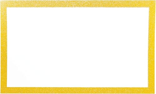 Artskills Tablero de póster enmarcado con purpurina, 13 x 22 pulgadas, doradoblanco disponible en Yaxa Peru