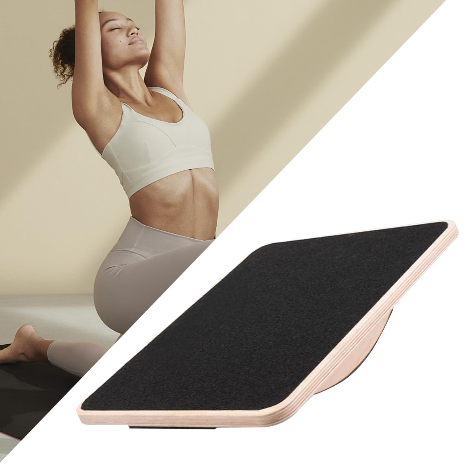 Wobble Board, bilanciamento per adulti Balance Board Wooden Esercizio per