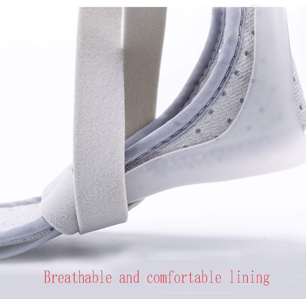 SZWW Maintien Confortable de la Cheville, orthèse de Pied de Cheville, Marche avec Chaussures, Conception de Sangle de 8 Mots, la Taille Peut être ajustée,Gray,upgradedversion