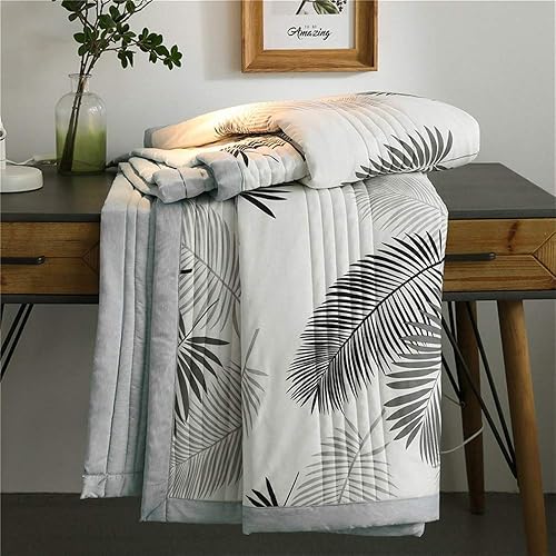 Miniatura 3 de Edredón floral ligero de verano, colcha suave para cama King, Queen, individual, matrimonial, colchas lavables, manta acolchada reversible para