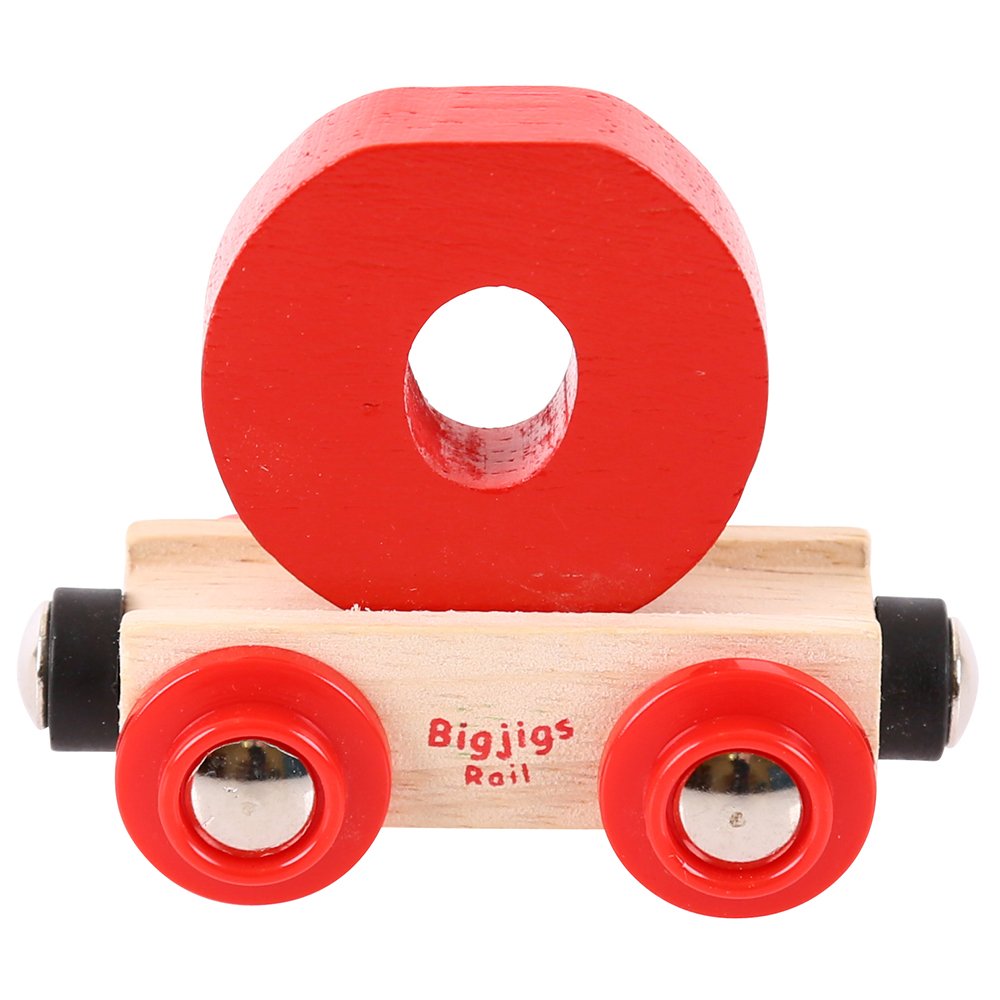 Bigjigs Rail Rail Name Letter O (Red) — image 1