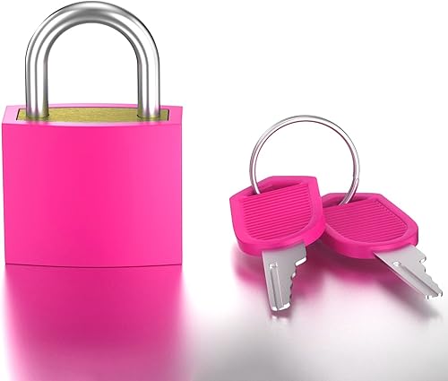 Miniatura 4 de 10 cerraduras de maleta con llaves, candado pequeño con llave, candados para equipaje, mini candado con llave para bolsas de viaje, casillero de