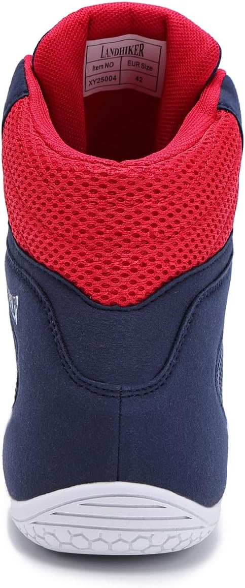 Wrestling Shoes Men Boxing Shoes for Men Wrestling Boots High Top Fitness Weightlifting Powerlifting Shoes Lightweight Non-Slip Breathable - Image 4