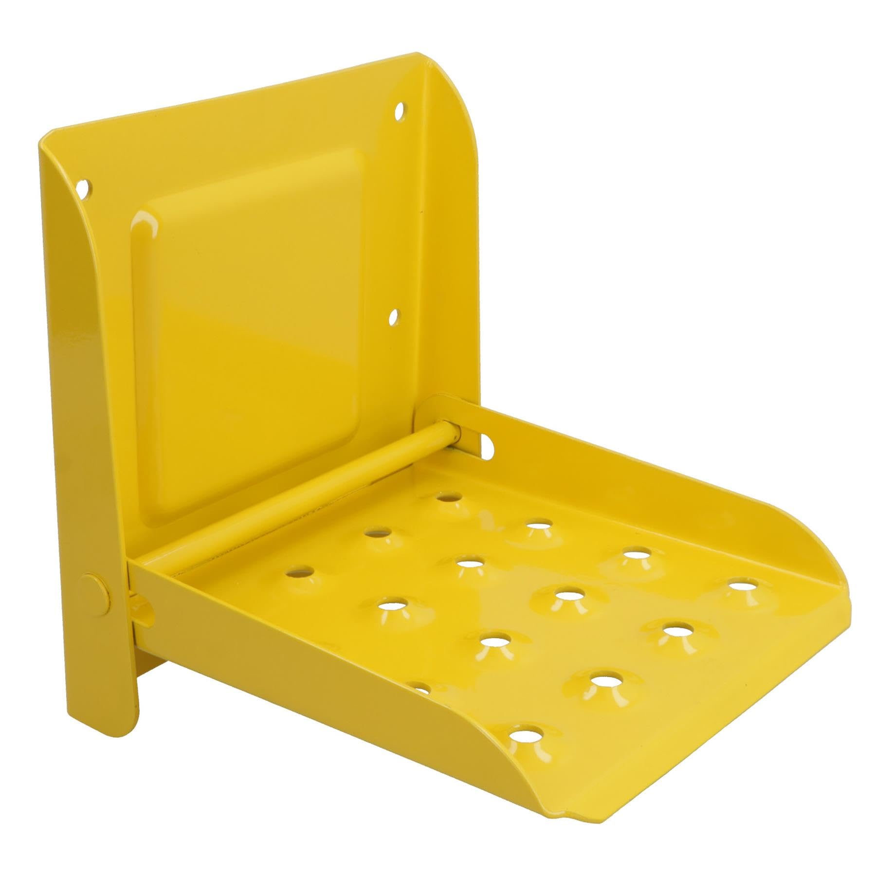 Large Folding Access Step Tailgate Ladder High Visibility For Trucks Trailers 1pc
