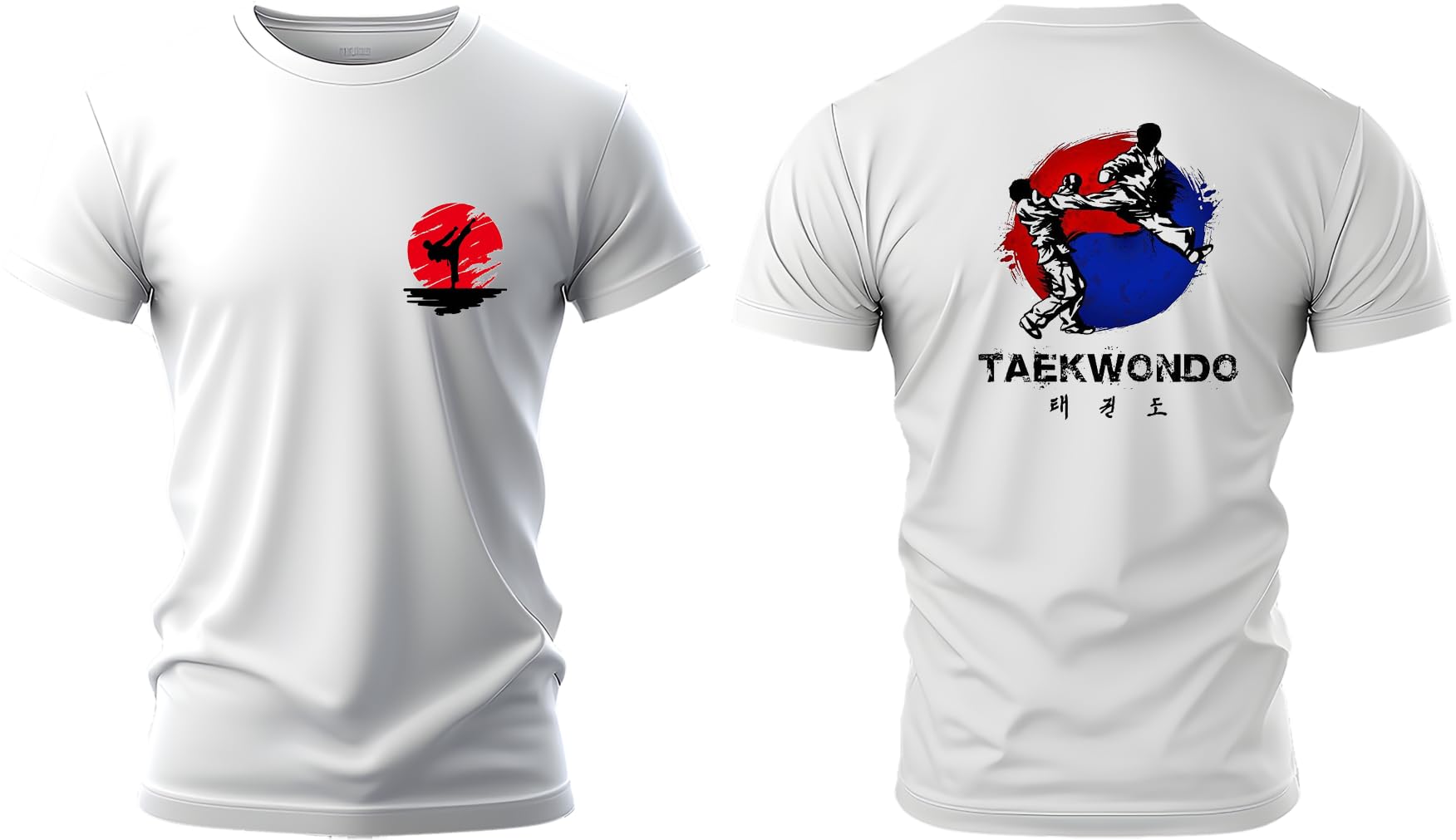 GenericTaekwondo Fusion: Stylish Performance Tee - Optimal Airflow for Training and Showcasing Your Style