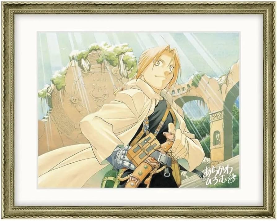 鋼の錬金術師荒川弘直筆サイン入り プレミアム複製原画