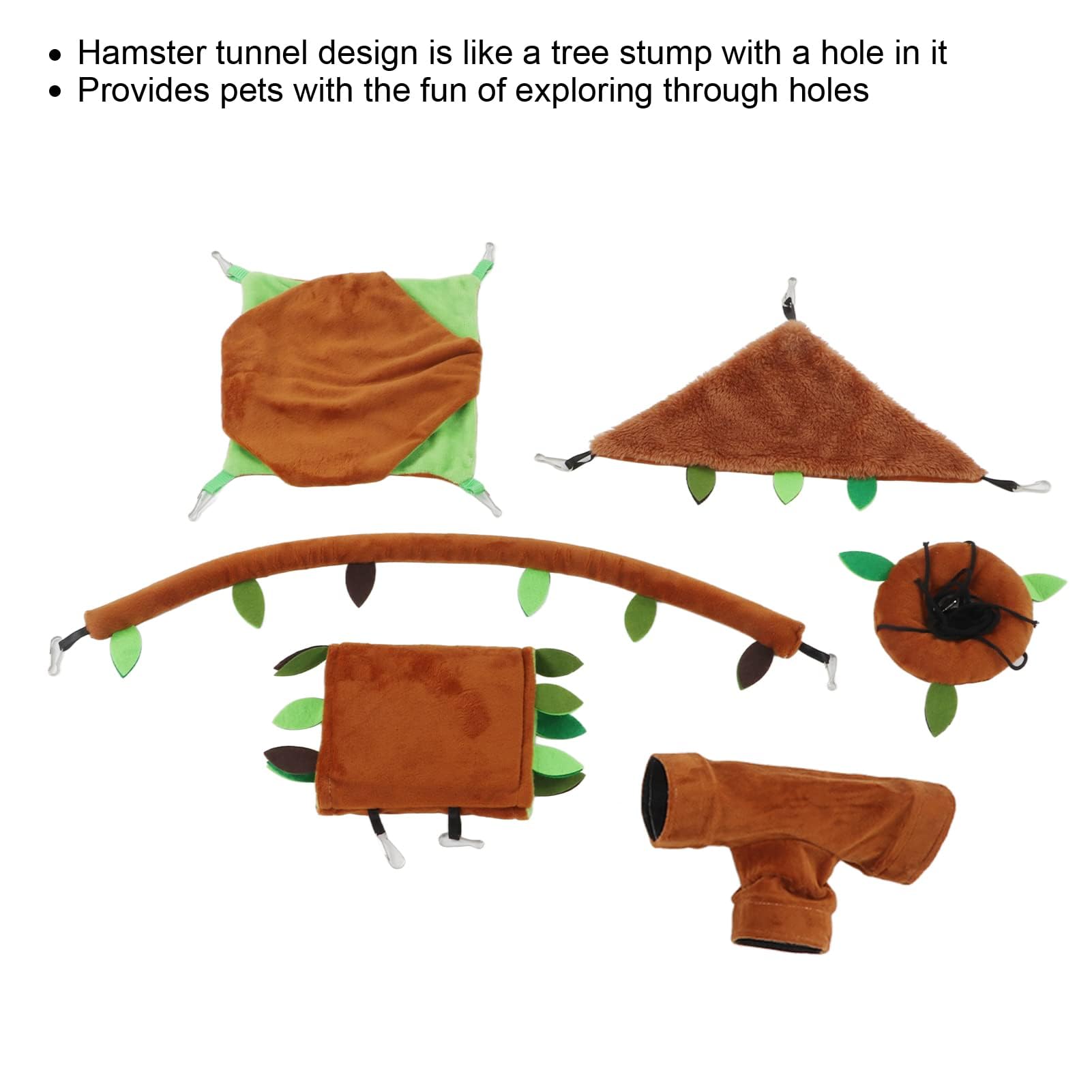 Set Amaca Per Criceti | 6 Pezzi | Letto E Giocattoli | Per Gabbie | Morbido E Colorato - Foto 10