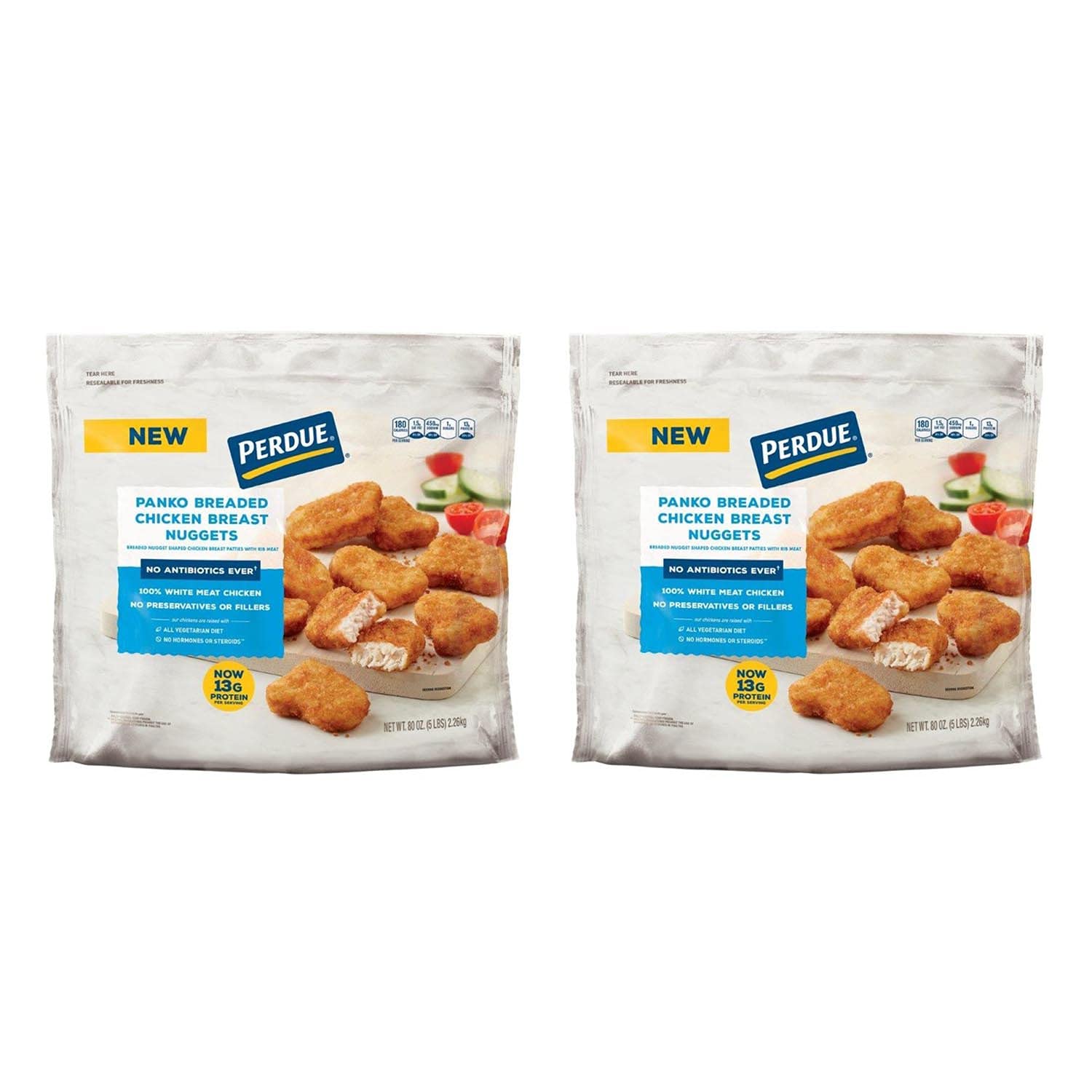 Buy Perdue Panko Breaded Chicken Breast Nuggets 2 Pack (5 Lbs Each, 10 Lbs Total) Frozen