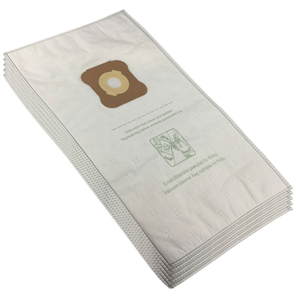 Mohmus White 5 Microfiber Vacuum Cleaner Dust Bags Suitable For Kirby Generation 6 Ultimate G | Compatible With Micron Magic Hepa Filtration