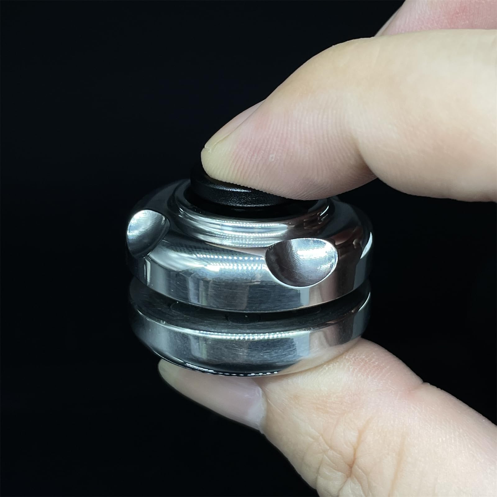 正規品 GAO STUDIO RICH COIN 03 フィジェットトイ EDC GAO STUDIO ブラックリッチコインプッシュスライダーそわそわ