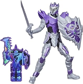 Power Rangers Dino Fury Void Knight 15 cm Figure Inspired by the Series with Dino Fury Key and Accessory, Multi